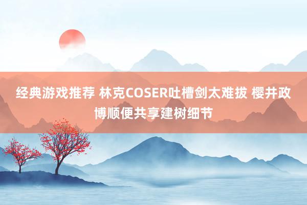 经典游戏推荐 林克COSER吐槽剑太难拔 樱井政博顺便共享建树细节